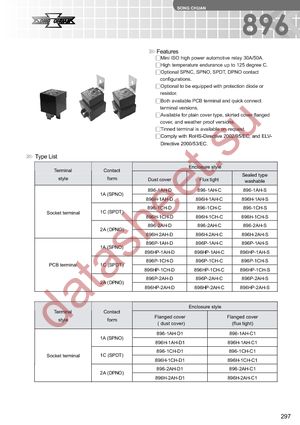 896H-1CH-D-001-12VDC datasheet  